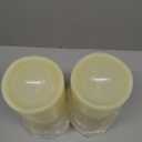 NURADA Large Outdoor Flameless Candles 12" x 5" - Waterproof LED Pillar Flickering Candle Battery Operated with Timer Remote Control for Patio Porch Lanterns Decor - Long Lasting Set of 2 (Ivory White)