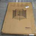 10 Panels Decorative Garden Fence with Gate, 40 in(H) X 23.6 ft(L) No Dig Dog Fence Animal Barrier Outdoor for Yard, Rustproof Metal Garden Edging and Borders, Temporary Fencing Stakes (10 Panels-23.6 ft(L) X 40 in(H) with Gate)