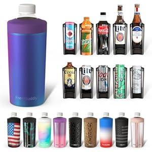 Frost Buddy Universal Buddy XL Can Cooler Fits 12-ounce, 16-ounce, 20-ounce, and 24-ounce Cans and Bottles - Keep Your Drinks Refreshingly Chilled for over 12 hours (Augusta)