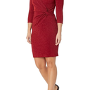 Jessica Howard Womens Mini Knit Lined Casual Long Sleeve Daytime Dress 20 W