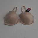 Maidenform Underwire, One Fab Fit Demi T-Shirt, Convertible Bras for Women (36DD, Paris Nude)