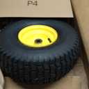 1PCS 15x6.00-6 Tubeless Lawn Mower Tires with 3/4" Bushing