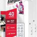 Energizer Under Cabinet Light, 2 Pack, Battery Operated LED Lights with Remote, 40 Lumens, Wireless Under Cabinet Lighting, Under The Counter Lights for Kitchen, Closet, Pantry and More, 48635 (White)