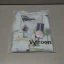 Vytroon Men's Hawaiian Shirts Wrinkle Free Short Sleeve Button Down Tropical Beach Vacation Shirt Mint- Tree & Tower, X-Large 