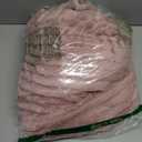 NEWCOSPLAY Super Soft Throw Blanket Pink Premium Silky Flannel Fleece 3D Ribbed Jacquard Lightweight Bed Blanket All Season Use (Pink Ribbed, Throw(50"x60"))