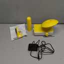 GAMKII Yarn Winder, Electric Yarn Ball Winder Stepless Speed, 10oz Capacity Automatic Winder for Crocheting Knitting, Adjustable Strong Spring Tension Yarn Cake Spinner Roller Swift (Yellow)