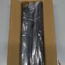 Barcetine Black Flag Poles for Outside House - 5ft Tangle Free Flag Pole for House,Heavy Duty Metal Flagpole,Outdoor Flagpoles Residential for Porch,Fence (Without Bracket)