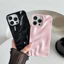 Caseative for iPhone 14 Pro Max Case,Water Ripple Pattern Wave Compatible with iPhone Case (Light Purple,iPhone 14 Pro Max)