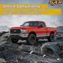 Adjustable Front Track Bar for 2–6" Lift, Fits 1999–2004 Ford F-250 F-350 Super Duty & 1999–2005 Ford Excursion 4WD, Heavy Duty Forged Steel Suspension Track Bar, Improves Axle Alignment, Black