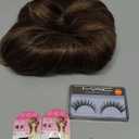 CINHOO Curly Hair Toppers for Short Hair Pixie Cut Curly Hair Toppers for Women with Bangs Clip in Synthetic 360 3D Cover Dark Brown Toppers Wiglets Hair Pieces for Thinning Hair Daily UseM2# (M2#)