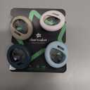 Tommee Tippee Breast-Like Pacifier, 0-6 Months, Symmetrical Design, Natural Breast-Like Baglet, BPA-Free Binkies, Pastel/Blue/Black, Pack of 4