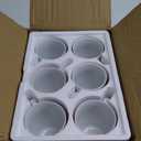 VEWEET Coffee Mugs Set of 6, 11 OZ Coffee Cups Set with Handle, Floral Mug Sets Ceramic Cup Set for Kitchen, Microwave & Dishwasher Safe, Series ANNIE