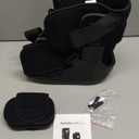 Air Walking Boot, Fracture Boot Short Walker Protection Fits Left or Right Foot Ankle Support for Injuries Fractures Sprains, Black, M