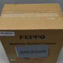 FEPPO Mattress Vacuum Cleaner, 16Kpa Bed Vacuum Cleaner with 253.7nm UV-C Light, 140F Heat, HEPA Filter & Ultrasonic, Versatile Handheld Vacuums for Bed, Sofa, Couch, Crib(Corded, 500W) (Violetgrey)