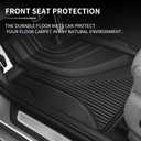 AOMSAZTO Automotive Floor Mats for 2020 2021 2022 2023 2024 2025 2026 Cadillac CT5 / CT5 V-Series, Heavy Duty TPE All Weather Protection Car Floor Mats, Full Set Rubber Floor Liners, Car Mats