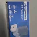 DEWENWILS Night Lights Plug into Wall, Plug in LED Night Lights with Dusk to Dawn Sensor, Cool White Nightlight for Bathroom, Hallway, Kitchen, Frosted Acrylic Shade, 4 Pack