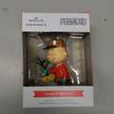Hallmark Peanuts Charlie Brown Kneeling with Tree Christmas Ornament