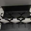 KALYLOC 2 Packs Magnetic Cup Holder for Stanley Cup 30/40 oz, Water Bottle Organizer for Stanley Cup Accessories with 6 Hook for Fridge, Tumbler Holder Organizer Storage Rack for Kitchen Cabinets