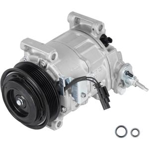 Air Condition A/C Compressor with Clutch for Chevrolet Silverado 2500/3500 HD 6.6L 2015-2023, for GMC Sierra 2500/3500 HD 6.6L 2015-2023, Replace CO29169C