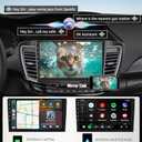 UNITOPSCI 2G+32G for Honda Accord 9th Gen 2.0L 2013-2018 Radio Android Car Stereo Wireless CarPlay Android Auto Mirror Link 10.1 Inch Touchscreen WiFi,/GPS Navigation, Bluetooth/FM, Backup Camera/SWC