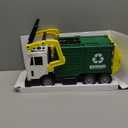 JOYIN Large Friction Powered Garbage Truck Toy Set, Includes Dumpster, Trash Bins, and Learning Cards for Kids, Boy Toys Birthday Gift for Boys Girls Kids Toddler Gift for Christmas (Green)