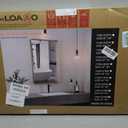 LOAAO 20X30 Gold Bathroom Mirror, Rounded Rectangle Gold Frame Mirror, Brushed Gold Bathroom Vanity Mirror Wall-Mounted, Anti-Rust, Hangs Horizontally or Vertically