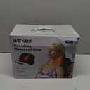 weyais Neck Massager Pillow, Neck and Shoulder Relaxer with Heat, 3 Modes and Strengths, Neck Massager for Pain Relief Deep Tissue, Remote Control, Gift for Women Men Parents Christmas,Black