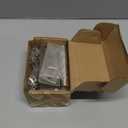 3 Pieces Self Closing Door Hinge 4 inch Satin Nickel Auto Close Hinges Adjustable 4" x 4" Spring Hinges Door Closer Hinge 1/4" Radius Corner Commercial Auto Self-Closing Hinge