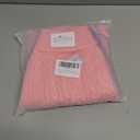 2 Pack Dog Sweaters for Medium Dogs Winter Turtleneck Pullover Cable Knit Fleece Stretch Frenchie Dachshund Pug Corgi Beagle Boy Girl Pet Clothes (M, Pink & Purple)