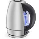 1.8 Liter Electric Kettle, 1500W Rapid Water Boiler with Lift-Out Lid – Stainless Steel
