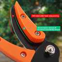 KSEIBI 143010 Long Reach 3.5 ft (1.0m) Cut & Hold Bypass Pruner - Lightweight Aluminum, Rust-Resistant, Ergonomic Grip, 1/4" Max Cut - Ideal for Precision Gardening & Pruning