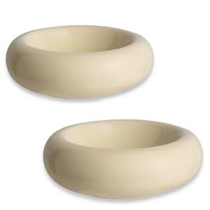 6.1 Inch Cat Bowls, 7 oz Ceramic Cat Food Bowl, Whisker Fatigue Relief Bowl, Anti-Vomiting, Protect Spine, Perfect for Indoor Cats(2pc)