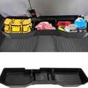 Car Underseat Storage Box Fitment for Chevy Silverado/GMC Sierra 1500 2500HD 3500HD (2007-2018 4-Door Models)