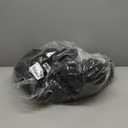 ULTCOVER Rectangular Gas Fire Pit Table Cover 44x28 inch Waterproof Heavy Duty Firepit Cover, Black