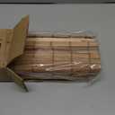 Bamboo Roman Shades with Valance Cover, Cordless Blinds for Indoor Windows, Light Filtering Woven Wood Shades for Home & Patio, Privacy Protection, 20" W x 64" H, Carbonized