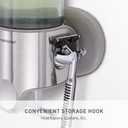 simplehuman Wall Mount Pumps, Triple 15 fl. oz. Shampoo & Soap Dispenser, Stainless Steel
