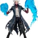 Total Anime Dabi - 6.5-Inch Figure with Swappable Faceplates, Alternate Hands, and Energy Effects