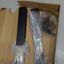 4 Pack  11 inch Black Hidden L Shelf Bracket (1/5 Inch Thicked) Iron Floating Shelf Brackets Rustic Industrial Metal Brackets for Shelf Support