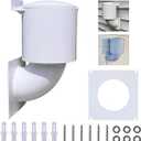 Dryer Vent Cover 4 inch with UV RESISTANT  Outdoor Dryer Vent Cover Natural Energy Saving, Dryer Vent Seal for Home Exterior