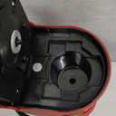 Mini Single Serve Coffee Maker for K Cup and Ground Coffee, Fast Brew One Cup Coffee Machine with Descaling Reminder and Water Window, 6 to 12 oz. Brew Sizes, Red (9.45 Inches)