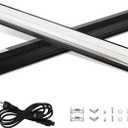 T5 UVB Light for Reptiles, 10.0 24W HO UVA UVB Reptile Light Fixture, 22 Inch Lamp Tube for Bearded Dragon Tortoise Lizards Reptiles and Amphibians