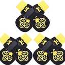 EXPAWLORER Anti Slip Dog Socks to Prevent Licking Paws,Winter Dog Boots & Paw Protectors,Dog Booties for Hardwood Floors with Grippers,Dog Shoes for Hot/Cold Pavement Senior Dog XS