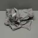 Wrap Around Dust Ruffle Bed Skirt - Light Grey - for Queen Size Beds with 12 Inch Drop - Elastic Strap - Adjustable Pleated Bedskirt with Brushed Fabric and Wrinkle Free - For Women, Men, Kids & Teens