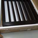 PAWLAND Wooden Freestanding Foldable Pet Gate for Dogs, 24 inch 4 Panels Step Over Fence, Dog Gate for The House, Doorway, Stairs, Extra Wide (Espresso, 24" Height-4 Panels)