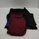 Riyiper 3 Pack Men's Big and Tall Waffle Henley Shirts, Button Collared Short Sleeve Lapel V Neck Side Split Basic Tees (Red, Navy Blue, Black) 3XL