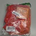 Halloween 2pcs Costume Orange Cutout Crop top and Red Skirt Set (Small)