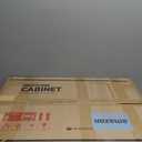 Keonjinn 20 x 26 Inch Medicine Cabinet for Bathroom, Silver Mirrored Medicine Cabinet, Assembly Required, Freely Adjustable Shelves, Tempered Glass, in Wall or Surface Mount