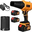 Leaf Blower Cordless with Battery and Charger, Car Dryer Air Blower & Snow Blower Cordless, Handheld Leafs Blower Dryer air blowers for Patio Cleaning