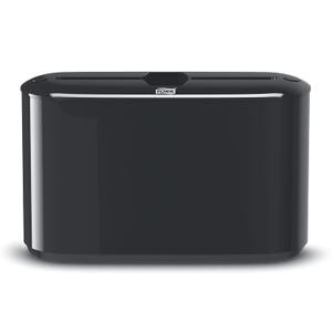 Tork Xpress Paper Towel Dispenser, Black, Single-Dispensing, Compatible with H2 Refills, Space-Saving Design (302028), H2/H23