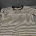 ROSRISS Womens-Plus-Size-Tops Summer Striped Short Sleeve Casual Crewneck Oversized T Shirts Trendy Color Block Basic Tunics Size XXL